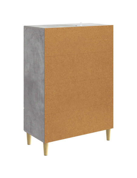 Credenza Grigio Cemento 66 x 34,5 x 95 cm Legno ingegnerizzato