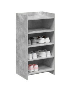 Mobile per scarpe Grigio Cemento 48 x 36 x 92 cm 2