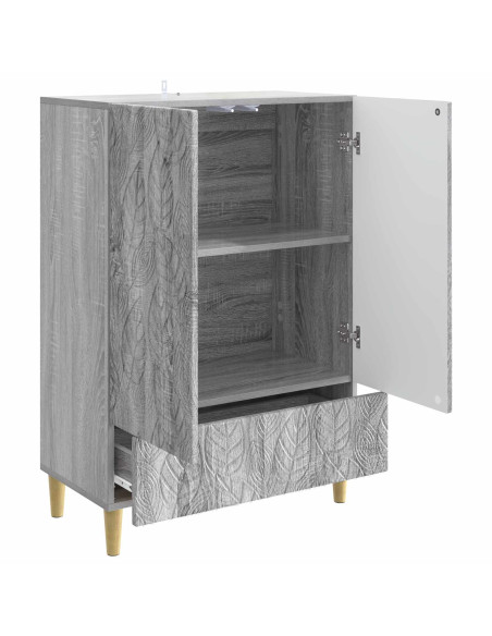 Credenza Sonoma grigio 66 x 34,5 x 95 cm Legno ingegnerizzato