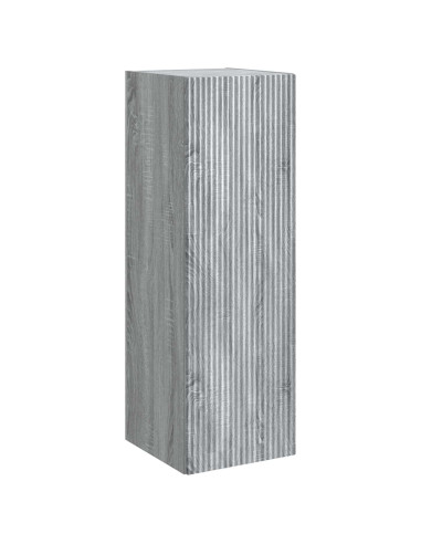 Set di mobili per il bagno 6 pcs Sonoma grigio