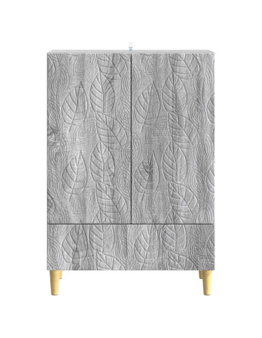 Credenza Sonoma grigio 66 x 34,5 x 95 cm Legno ingegnerizzato
