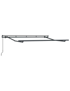 Tenda Retrattile Grigio chiaro e bianco 450 × 300 cm 2
