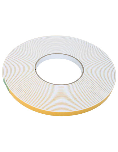 Nastro adesivo in schiuma 10 pcs Bianco 10mm x 10m Schiuma CR