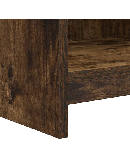 Mobile per scarpe con archiviazione Rovere Fumo 48 x 36 x 92 cm