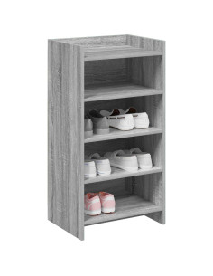 Mobile per scarpe Sonoma grigio 48 x 36 x 92 cm 2