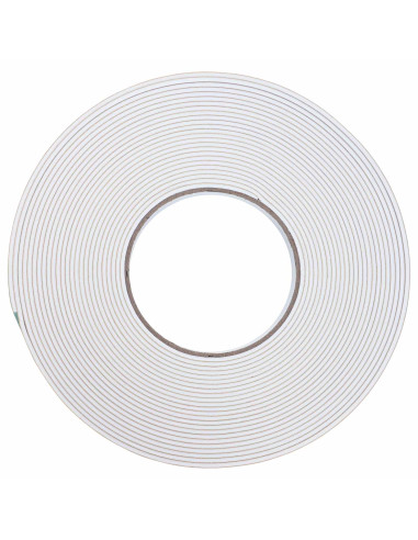 Nastro adesivo in schiuma Bianco 10mm x 10m Schiuma CR