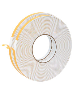 Nastro adesivo in schiuma 2 pcs Bianco 10mm x 10m Schiuma CR 2