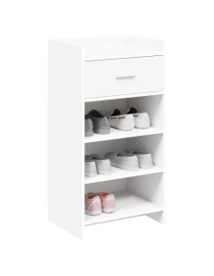 Mobile per scarpe Bianco 48 x 36 x 92 cm Legno ingegnerizzato 2