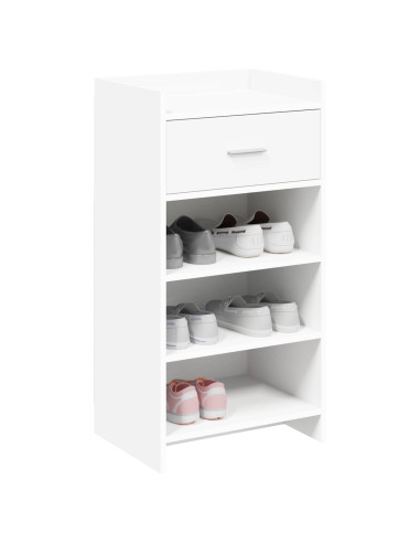 Mobile per scarpe Bianco 48 x 36 x 92 cm Legno ingegnerizzato