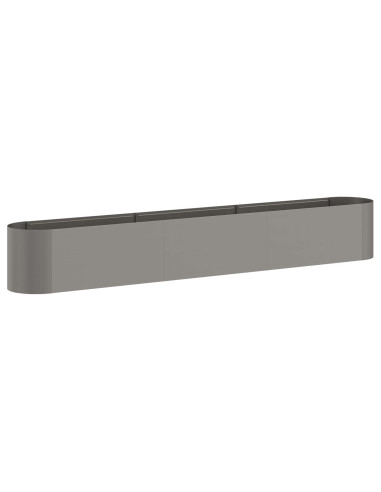 Letto rialzato da giardino Acciaio Corten 280 x 40 x 40 cm