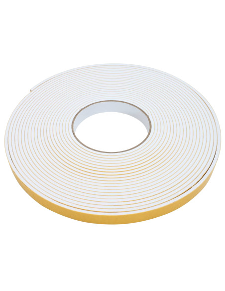 Nastro adesivo in schiuma Bianco 10mm x 10m Schiuma CR