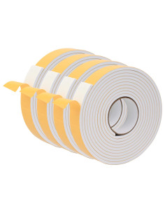 Nastro adesivo in schiuma 4 pcs Bianco 30mm x 5m Schiuma CR 2