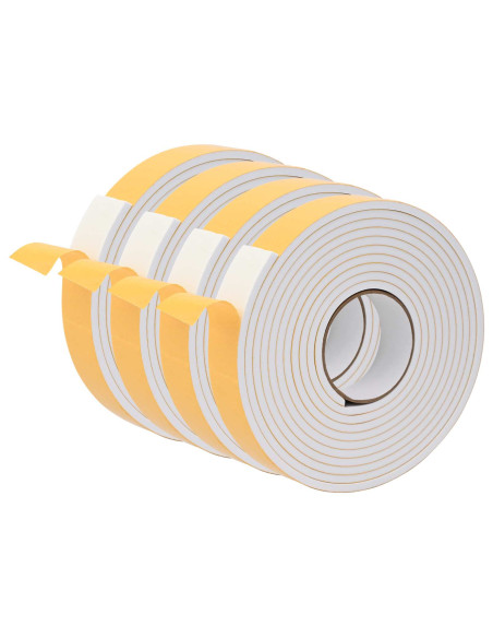 Nastro adesivo in schiuma 4 pcs Bianco 30mm x 5m Schiuma CR