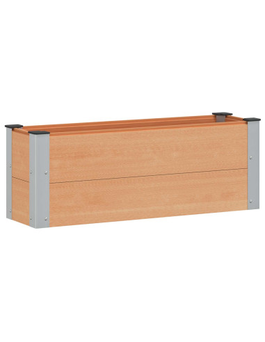 Letto rialzato da giardino Marrone 100 x 30 x 36 cm