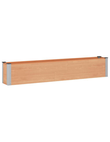 Letto rialzato da giardino Marrone 200 x 30 x 36 cm