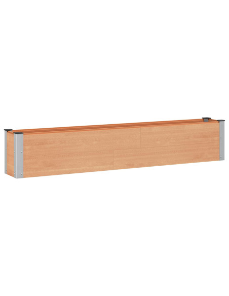 Letto rialzato da giardino Marrone 200 x 30 x 36 cm