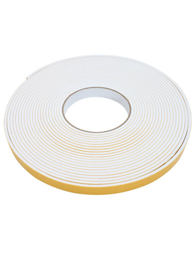 Nastro adesivo in schiuma Bianco 15mm x 10m Schiuma CR
