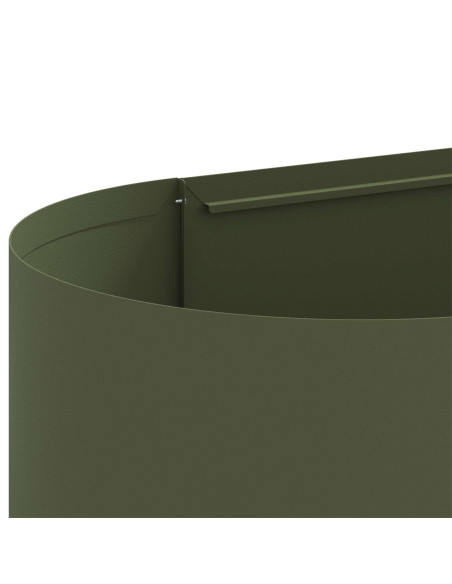 Letto rialzato da giardino Verde Oliva 360 x 40 x 40 cm