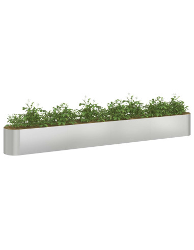 Letto rialzato da giardino Acciaio zincato 360 x 40 x 40 cm