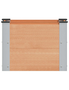 Letto rialzato da giardino Marrone 50 x 30 x 36 cm 2