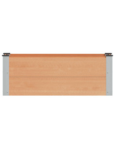 Letto rialzato da giardino Marrone 100 x 30 x 36 cm 2