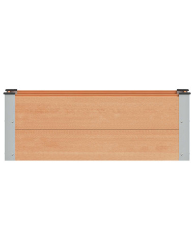 Letto rialzato da giardino Marrone 100 x 30 x 36 cm