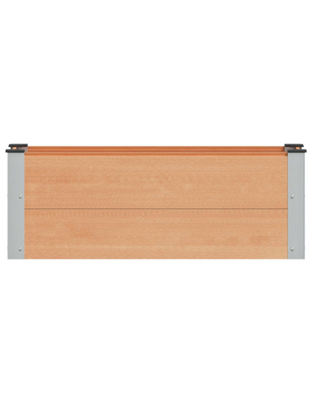 Letto rialzato da giardino Marrone 100 x 30 x 36 cm
