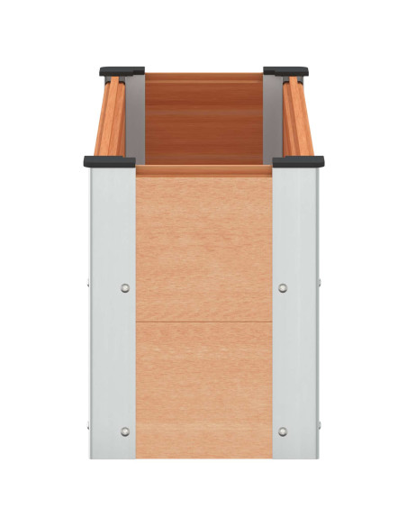 Letto rialzato da giardino Marrone 100 x 30 x 36 cm