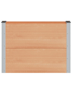 Letto rialzato da giardino Marrone 100 x 30 x 72 cm 2