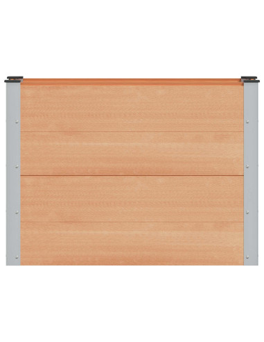 Letto rialzato da giardino Marrone 100 x 30 x 72 cm
