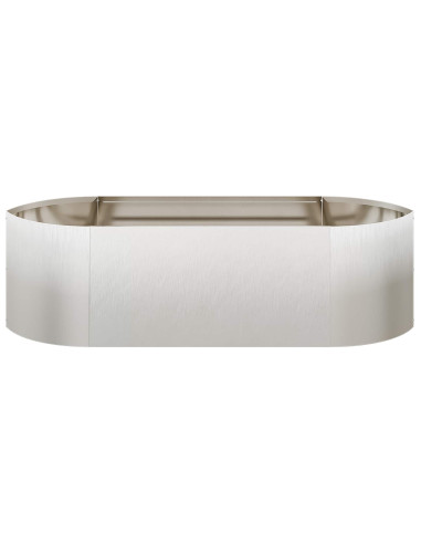 Letto rialzato da giardino Acciaio Inox 140 x 40 x 40 cm