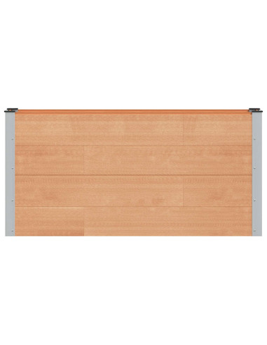 Letto rialzato da giardino Marrone 150 x 30 x 72 cm