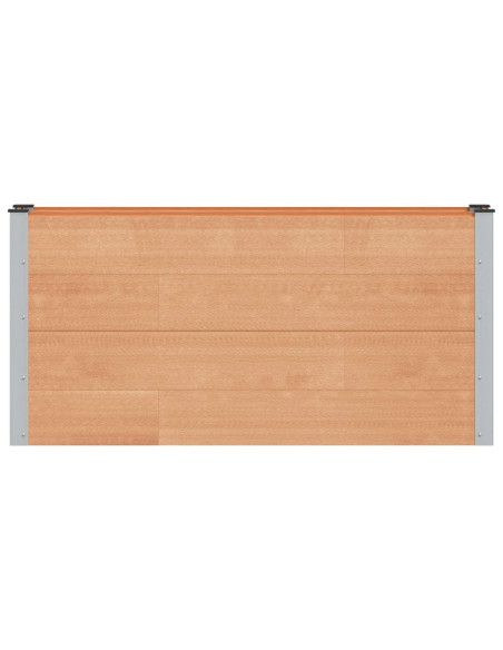 Letto rialzato da giardino Marrone 150 x 30 x 72 cm