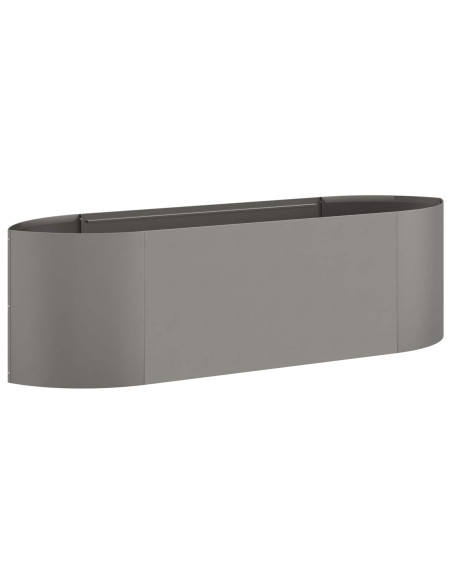 Letto rialzato da giardino Acciaio Corten 140 x 40 x 40 cm