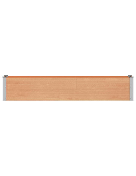 Letto rialzato da giardino Marrone 200 x 30 x 36 cm