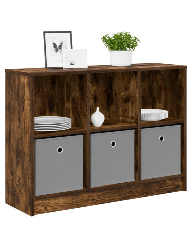 Credenza con cassetto Rovere fumé 88,5 x 27,5 x 63,5 cm