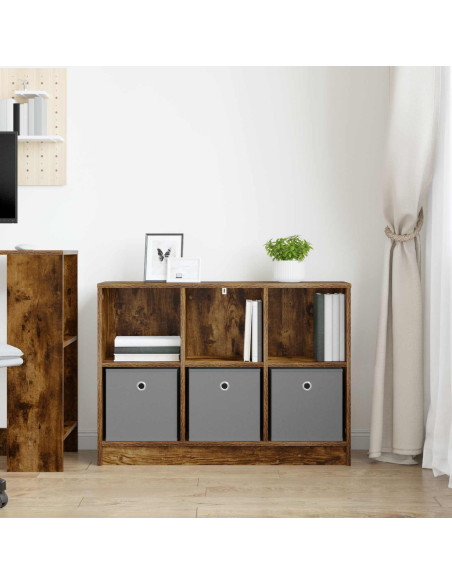 Credenza con cassetto Rovere fumé 88,5 x 27,5 x 63,5 cm