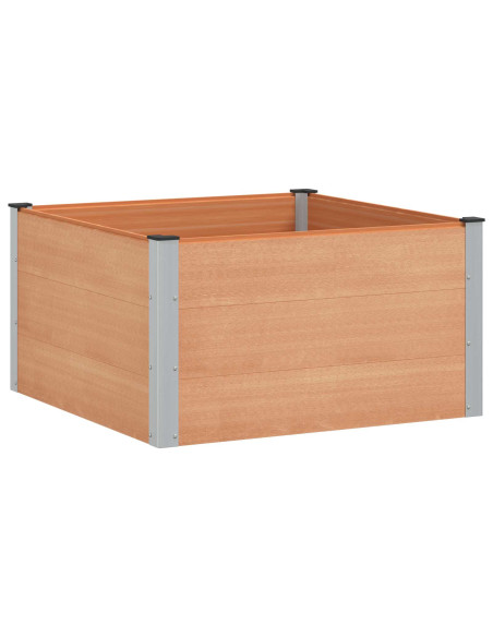 Letto rialzato da giardino Marrone 100 x 100 x 54 cm