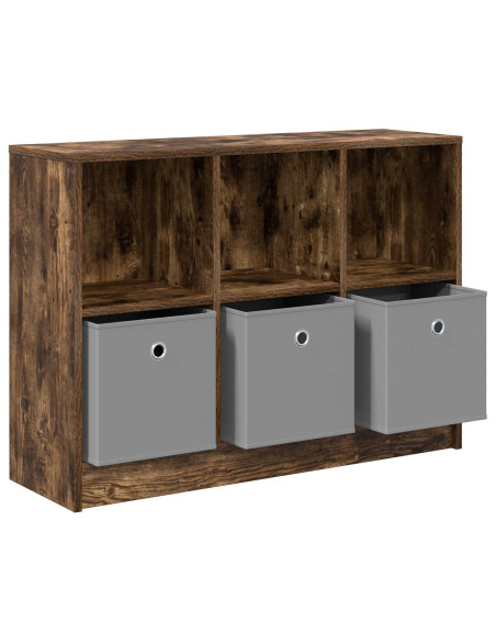 Credenza con cassetto Rovere fumé 88,5 x 27,5 x 63,5 cm