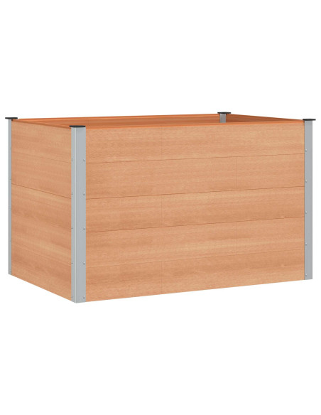 Letto rialzato da giardino Marrone 150 x 100 x 91 cm
