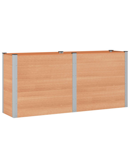 Letto rialzato da giardino Marrone 200 x 50 x 91 cm
