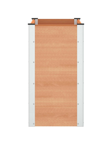 Letto rialzato da giardino Marrone 100 x 50 x 91 cm