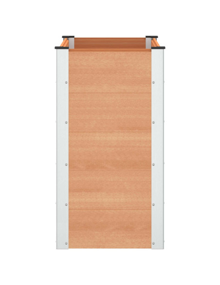 Letto rialzato da giardino Marrone 100 x 50 x 91 cm