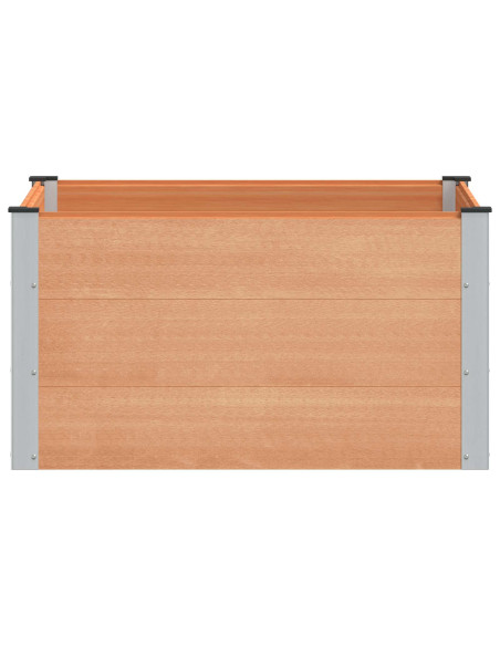 Letto rialzato da giardino Marrone 100 x 100 x 54 cm