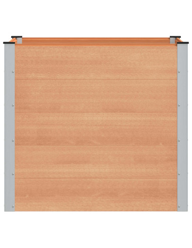 Letto rialzato da giardino Marrone 100 x 100 x 91 cm