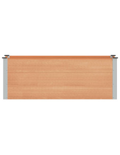 Letto rialzato da giardino Marrone 150 x 50 x 54 cm 2