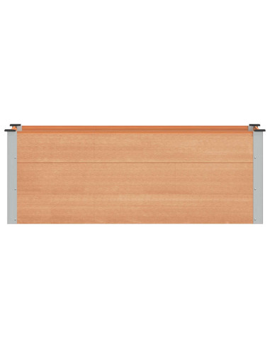 Letto rialzato da giardino Marrone 150 x 50 x 54 cm
