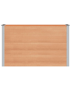 Letto rialzato da giardino Marrone 150 x 50 x 91 cm 2