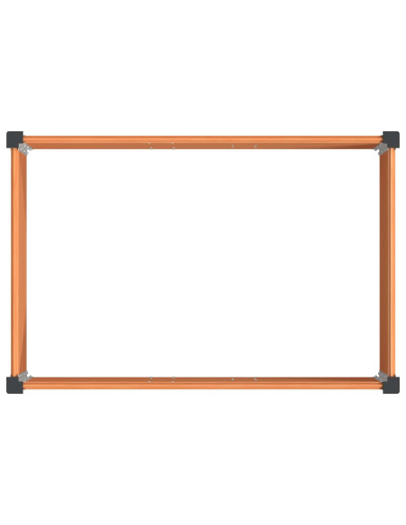 Letto rialzato da giardino Marrone 150 x 100 x 54 cm