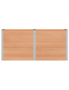 Letto rialzato da giardino Marrone 200 x 50 x 91 cm 2